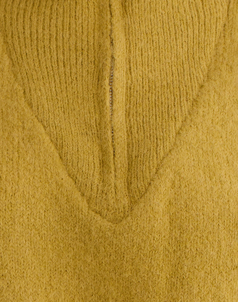 Atine Jumper in Ochre Mustard