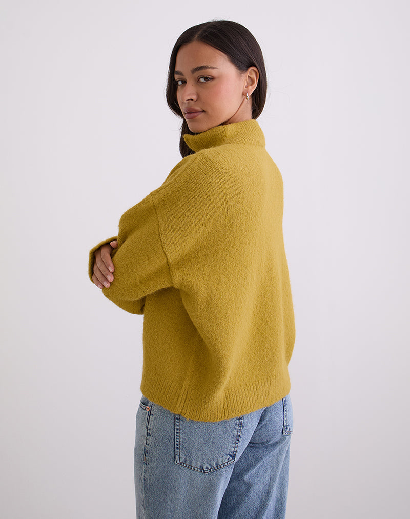 Atine Jumper in Ochre Mustard