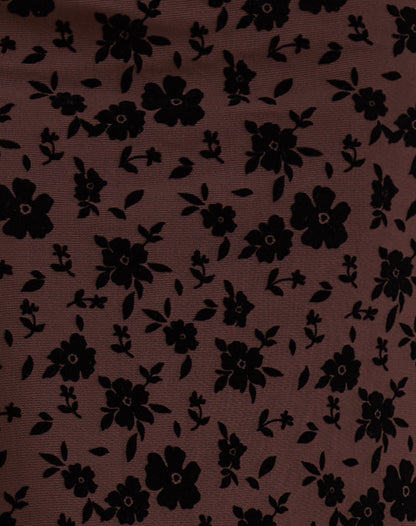 Alfreda Maxi Skirt in Garden Floral Brown