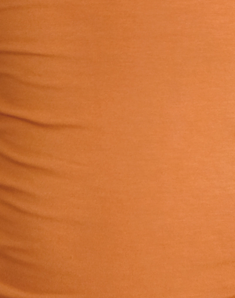 Arimbi Bandeau Top in Sunset Orange