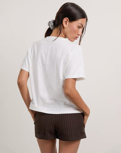 Viman Top in Jersey Ivory